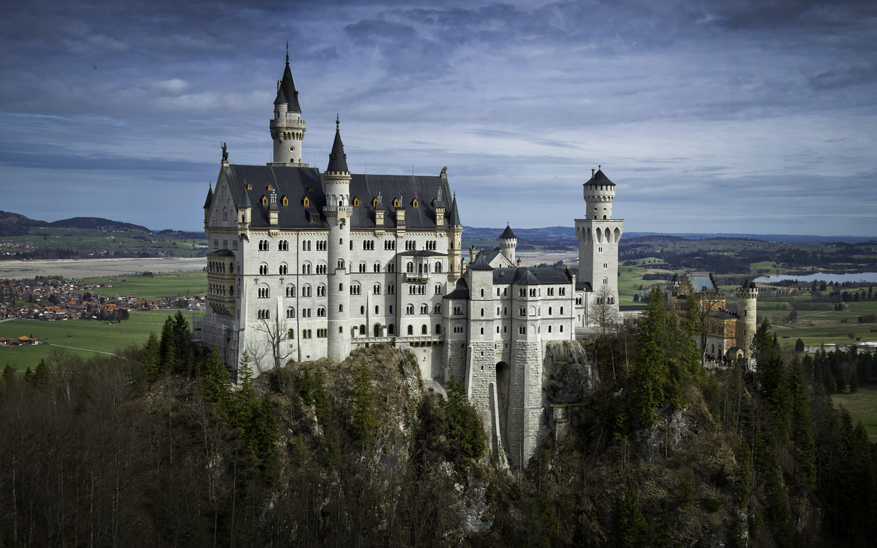 neuschwanstein castle, bavaria, germany, neuschwanstein castle, bayern, germany