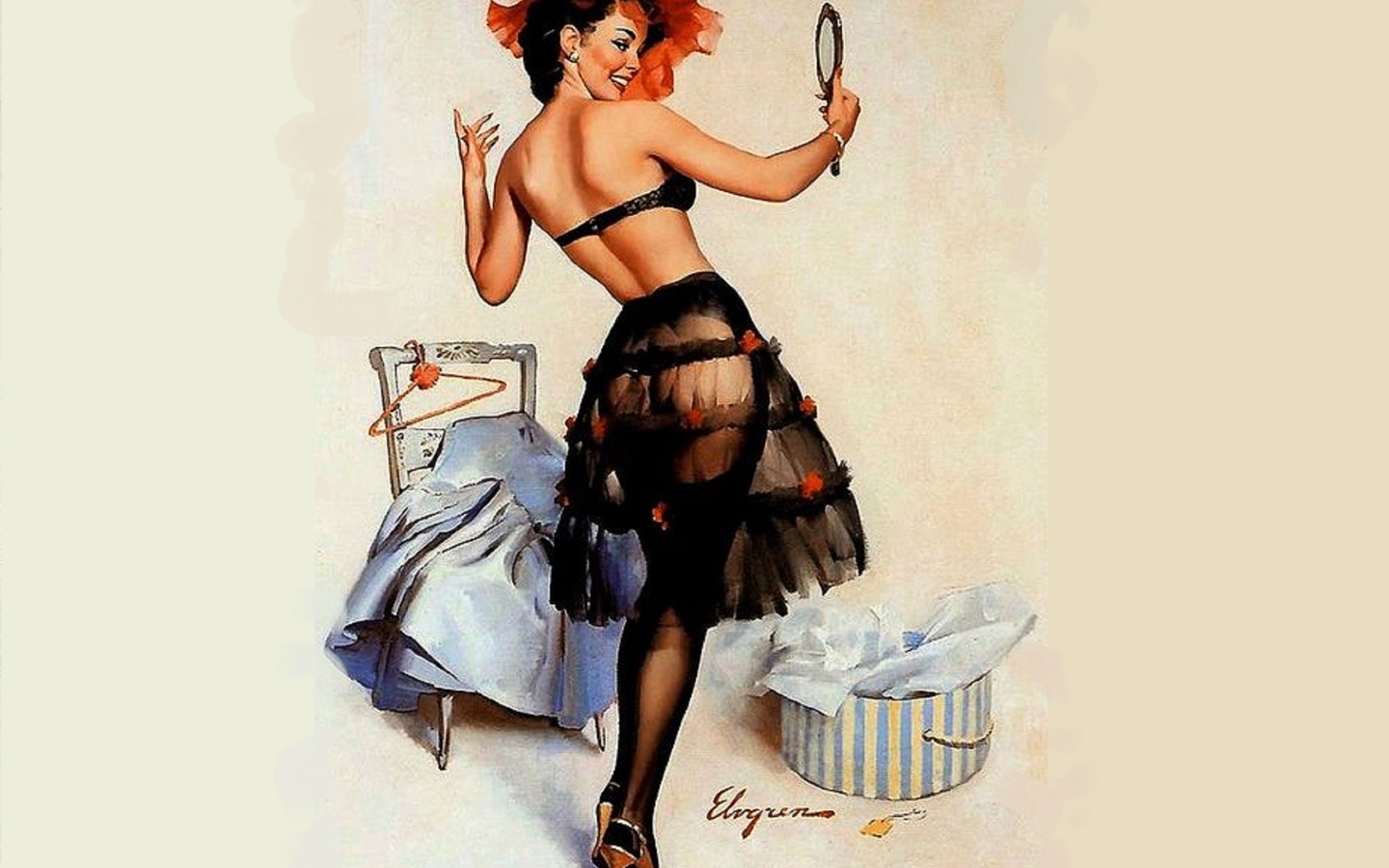 ,   ,   , by gil elvgren, pin up