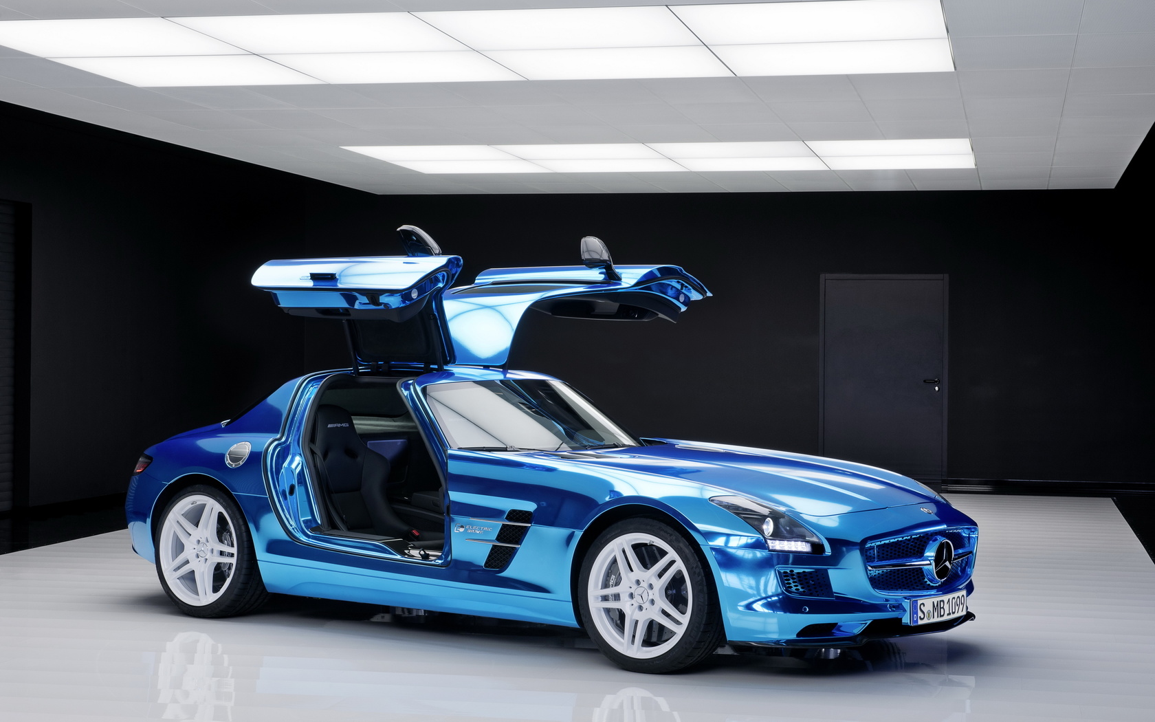 mercedes, doors, salon, mercedes, blue