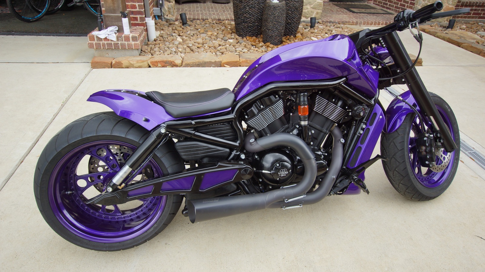 purple kustom, v-rod, , 