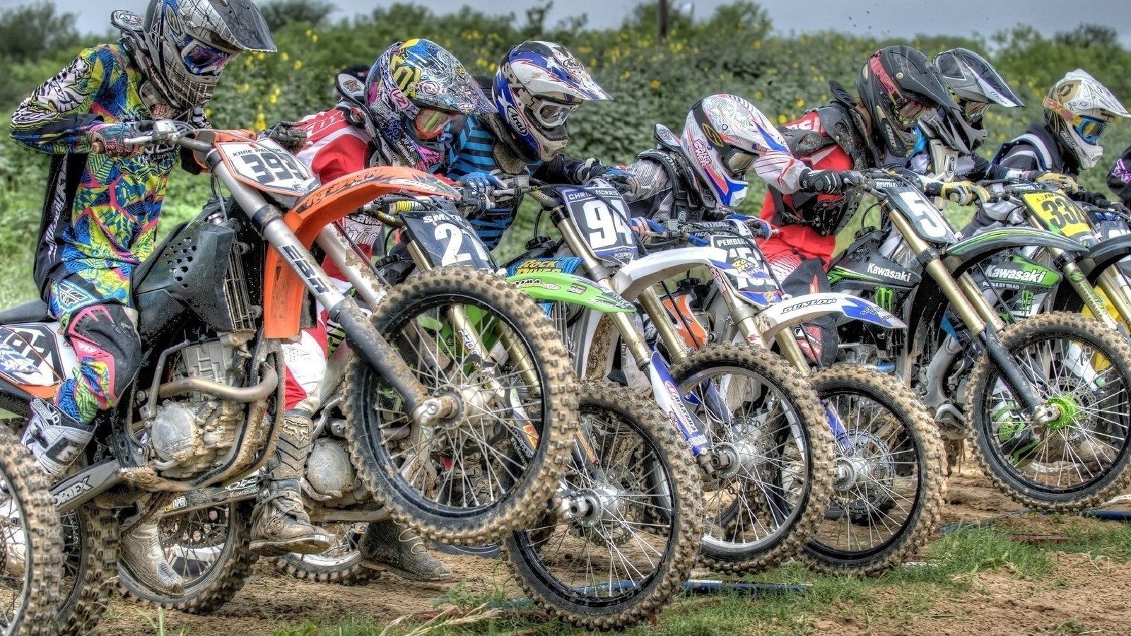 start, motocross, , 