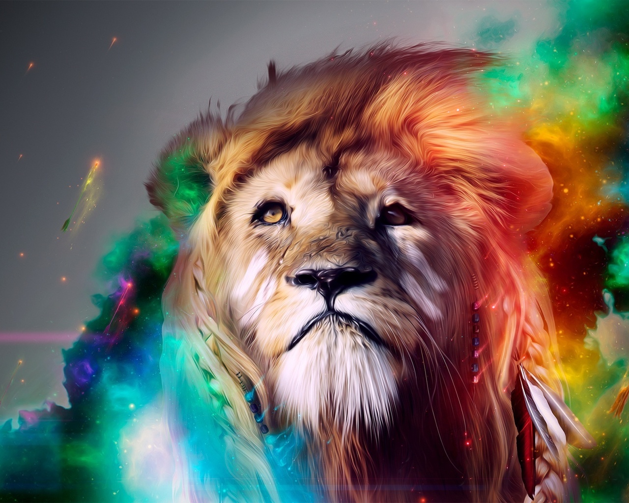 lion abstract, , , 