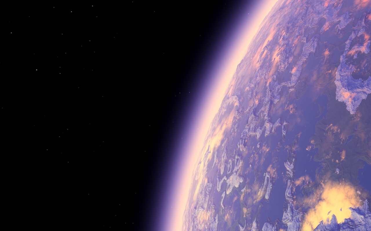 art, space, planet, atmosphere, render, star