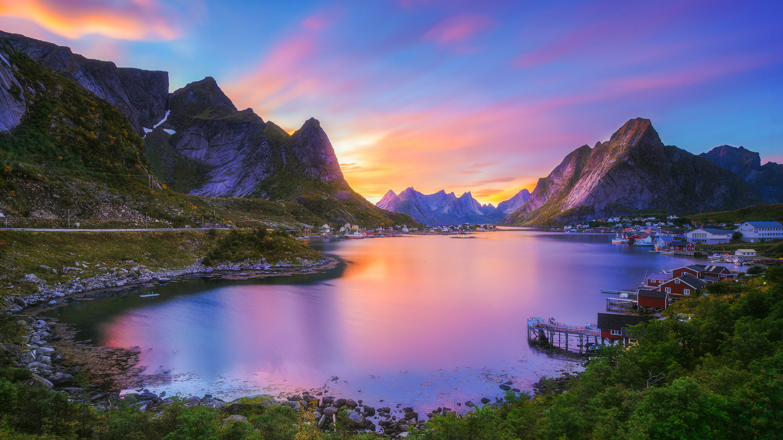 reine, nordland,   , gravdalsbukta, , 