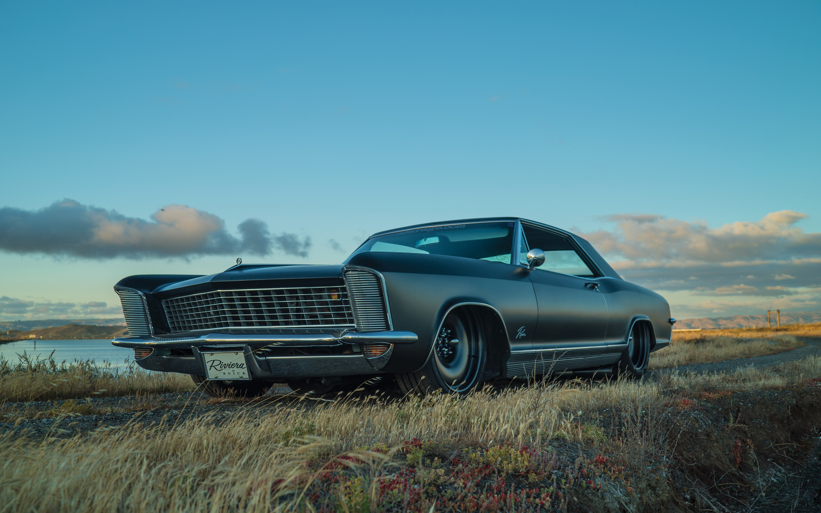 buick, riviera, 1965, black, matte