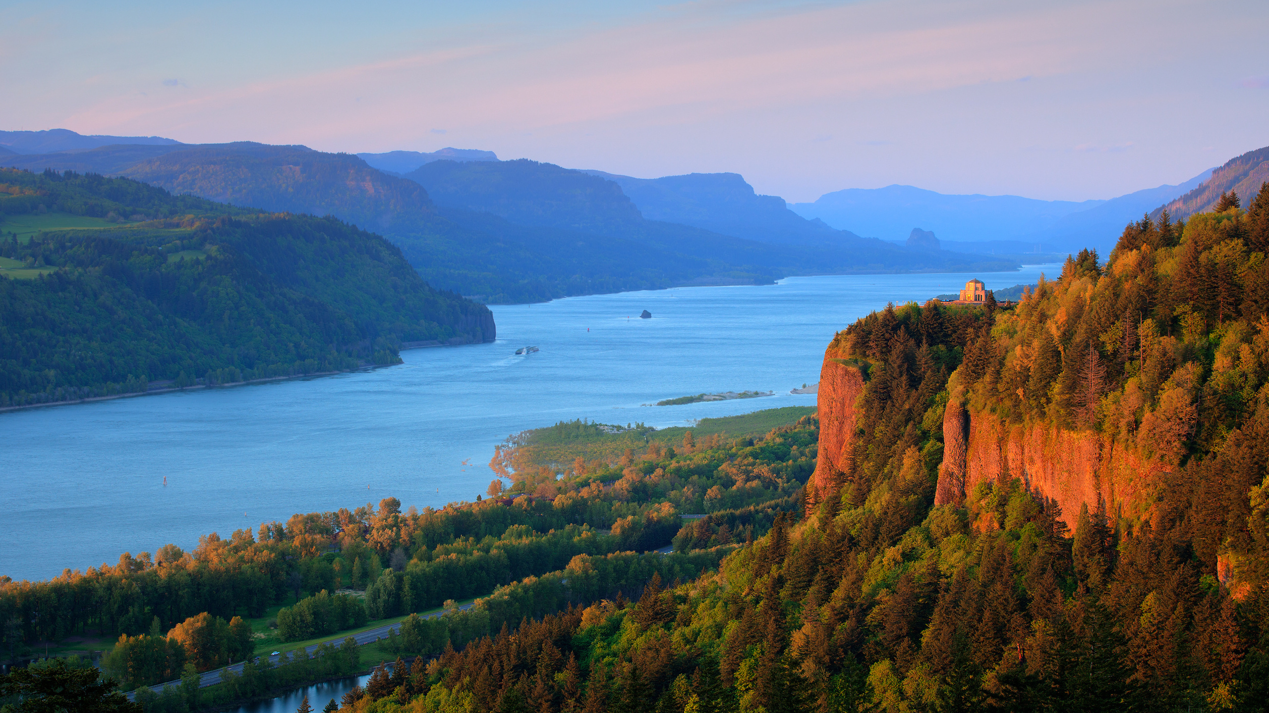 oregon, columbia river gorge, columbia river, highway