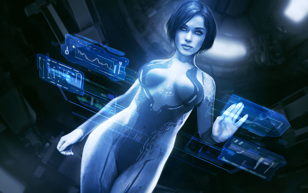 cortana, fan art, digital art, drawings, halo, , 