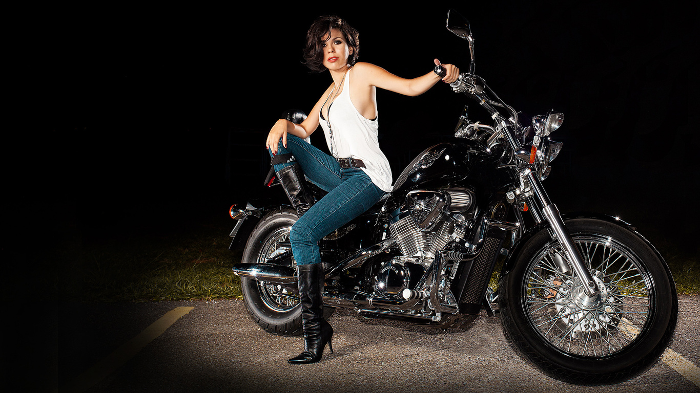 harley davidson, biker babe, , 