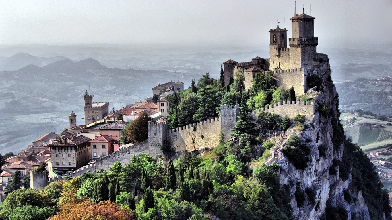 city, landscape, country, san marino