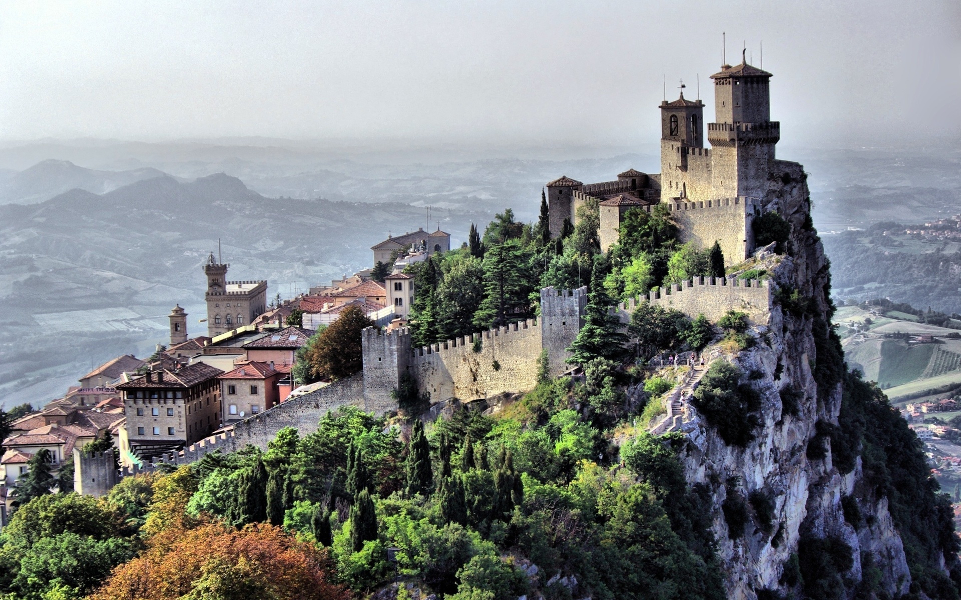 city, landscape, country, san marino