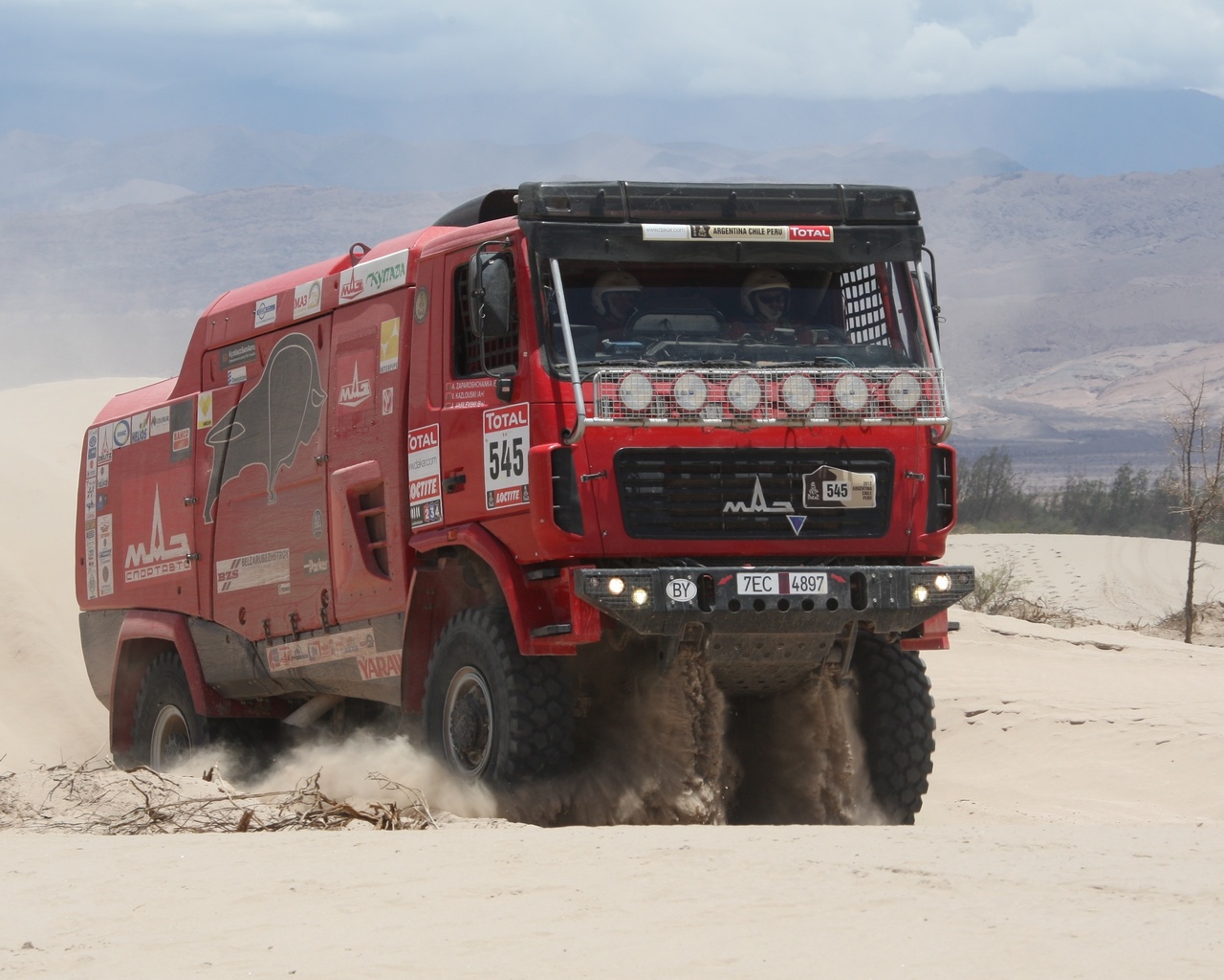 dakar, rally, maz