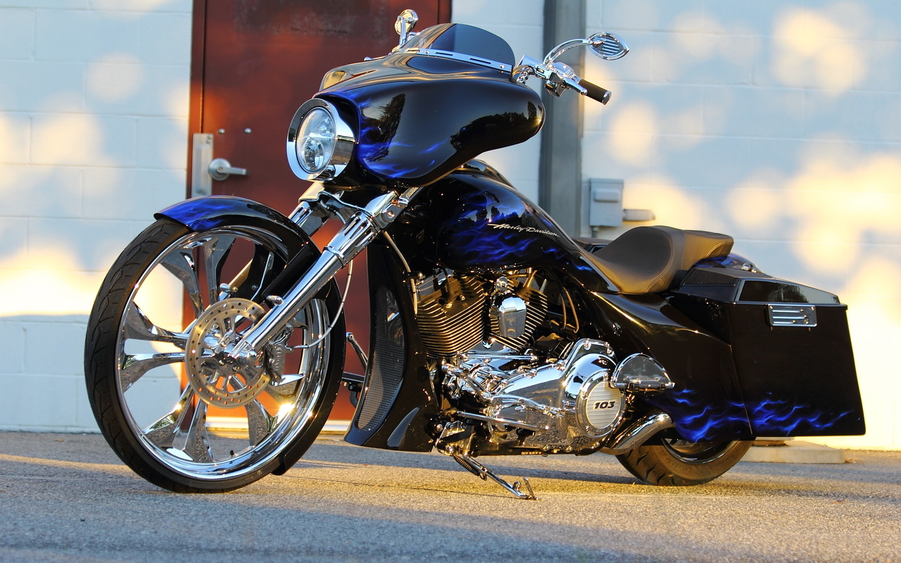 harley davidson, customized street glide, , 