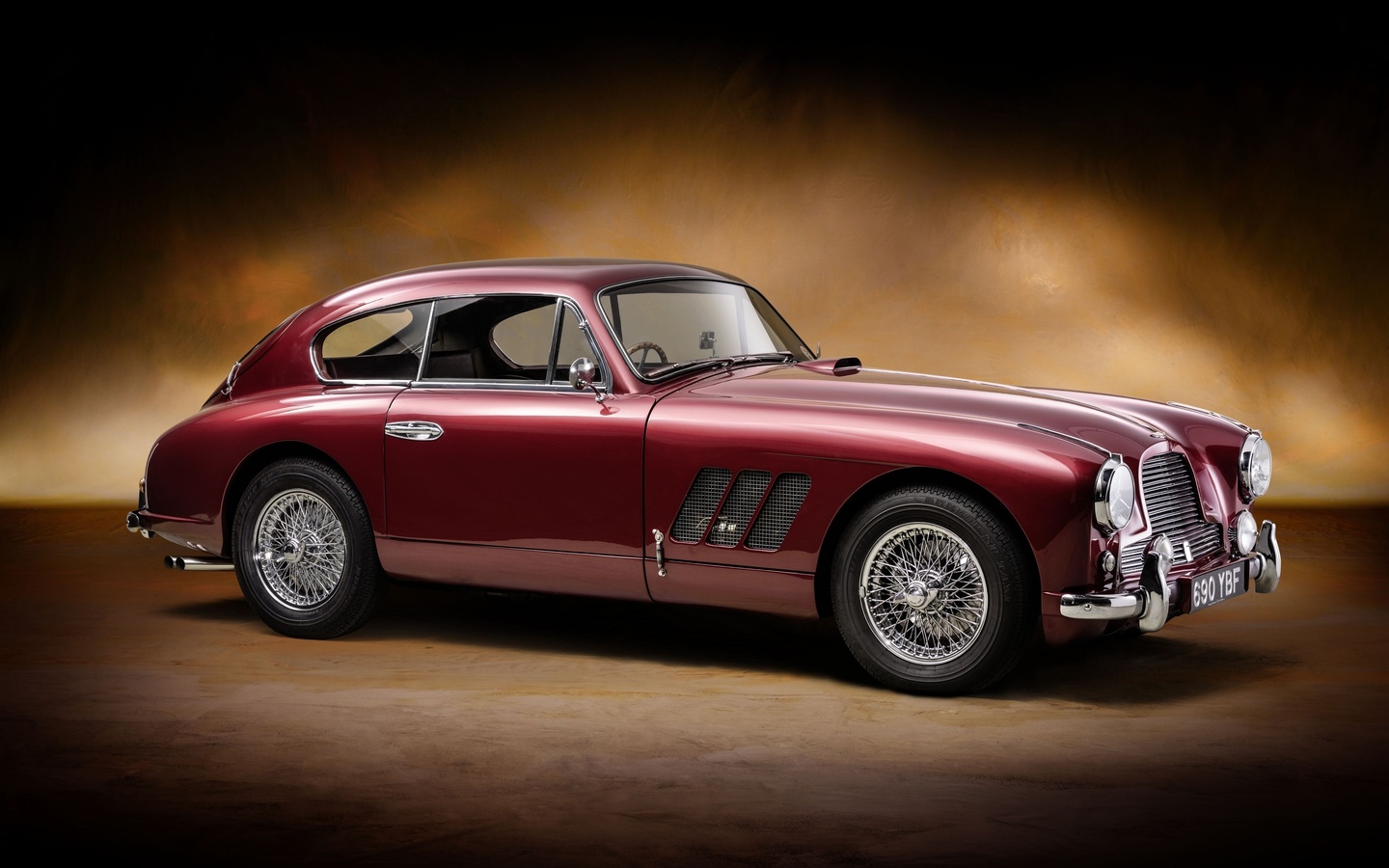 aston martin, db2-4, sports, saloon, rallye monte carlo, retro, old car