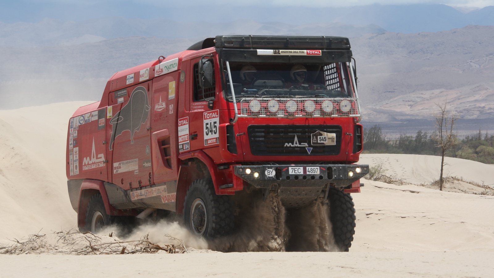 dakar, rally, maz