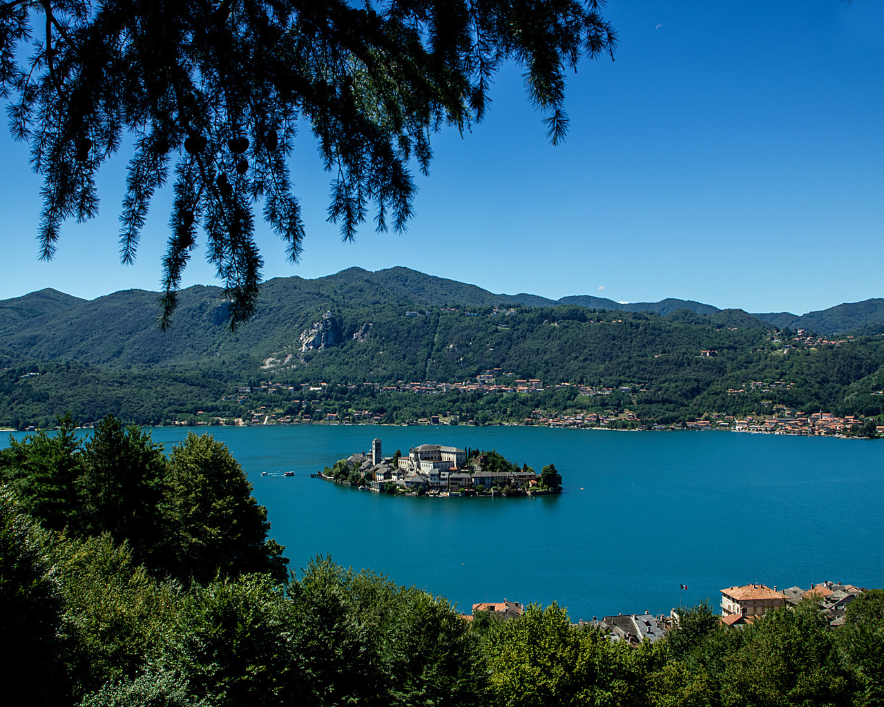 , , , , isola, giulio, lago di orta