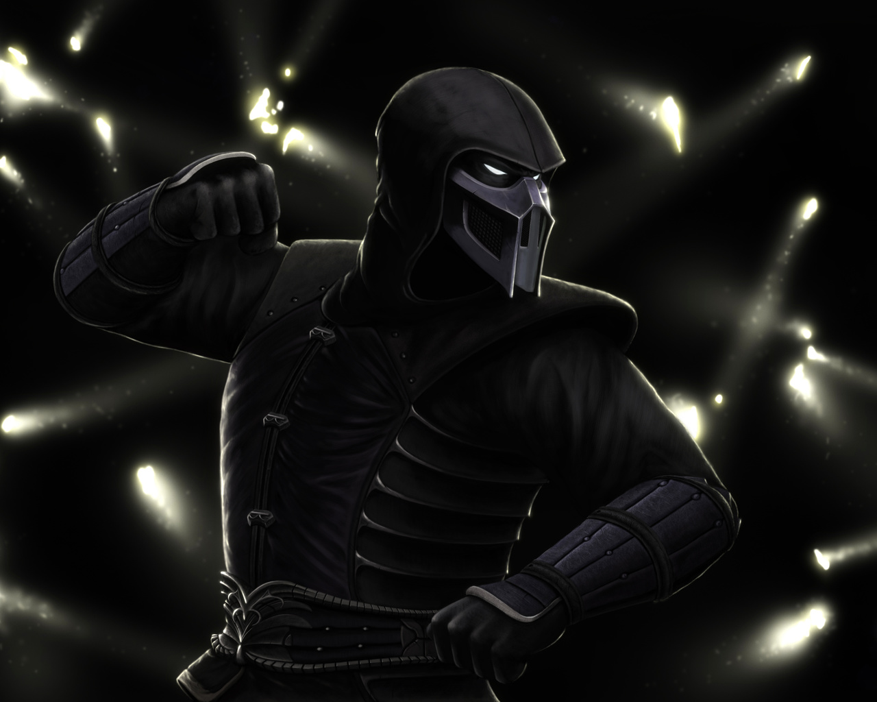 noob saibot, mortal kombat, 3d