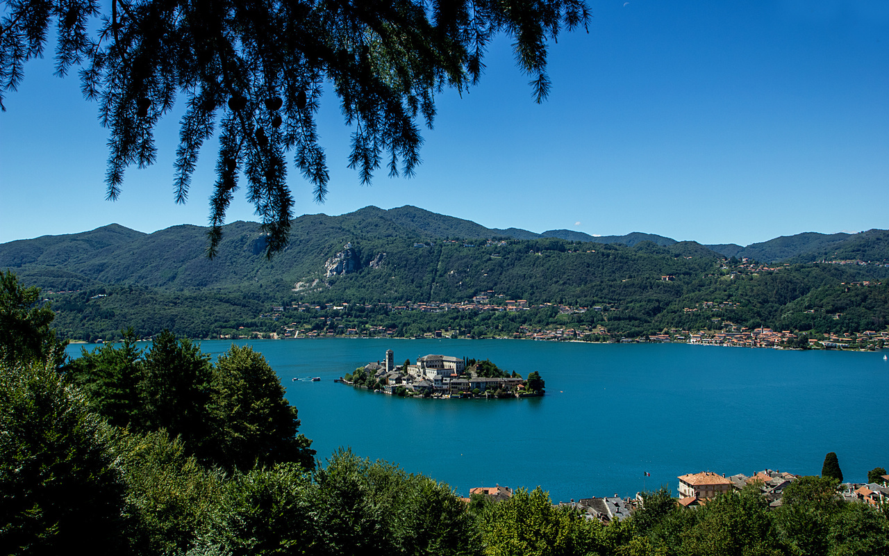 , , , , isola, giulio, lago di orta