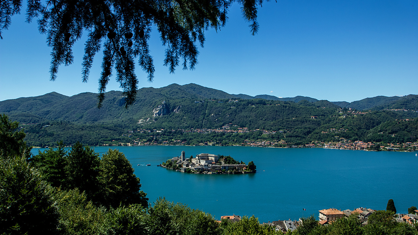 , , , , isola, giulio, lago di orta