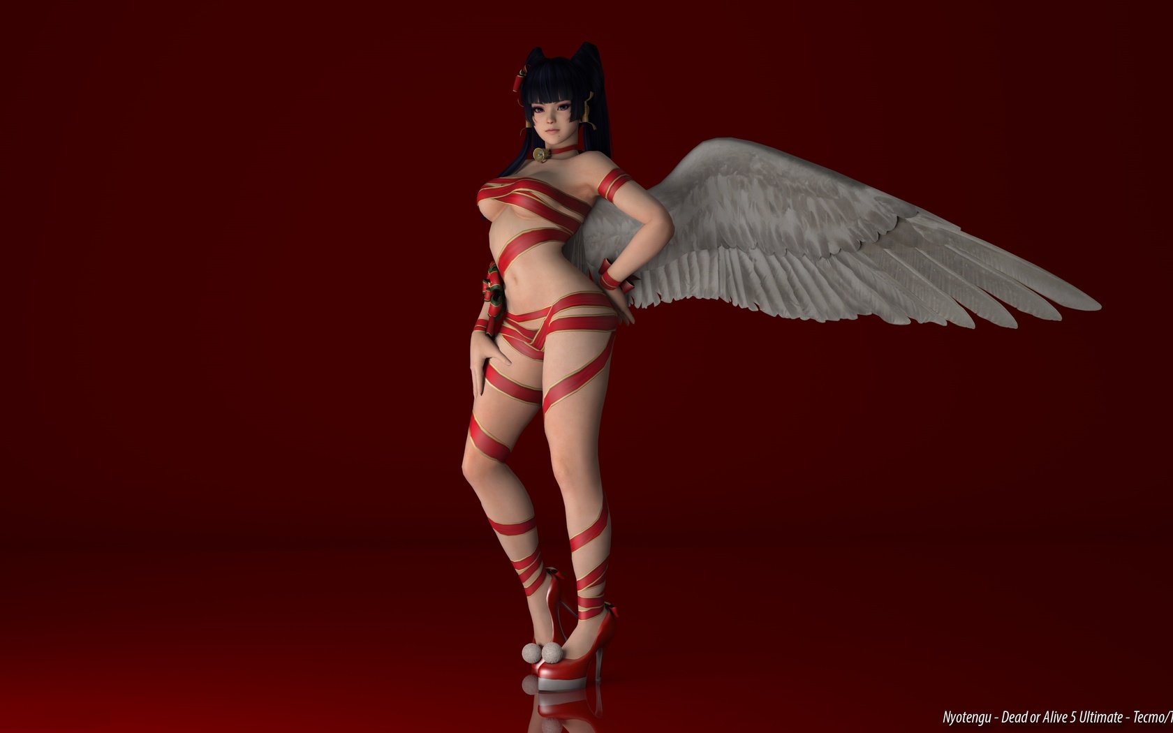 nyotengu render, 3d