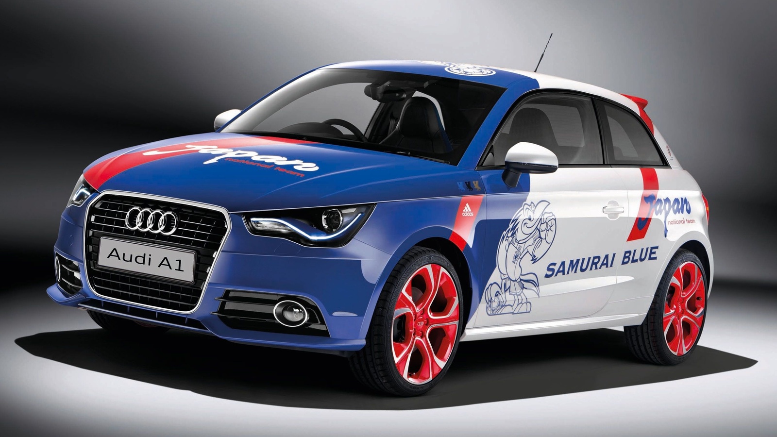 , audi, a1, samurai blue