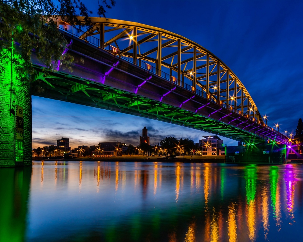 john frost bridge, arnhem, netherlands, rhine river,   , , , , , , ,  