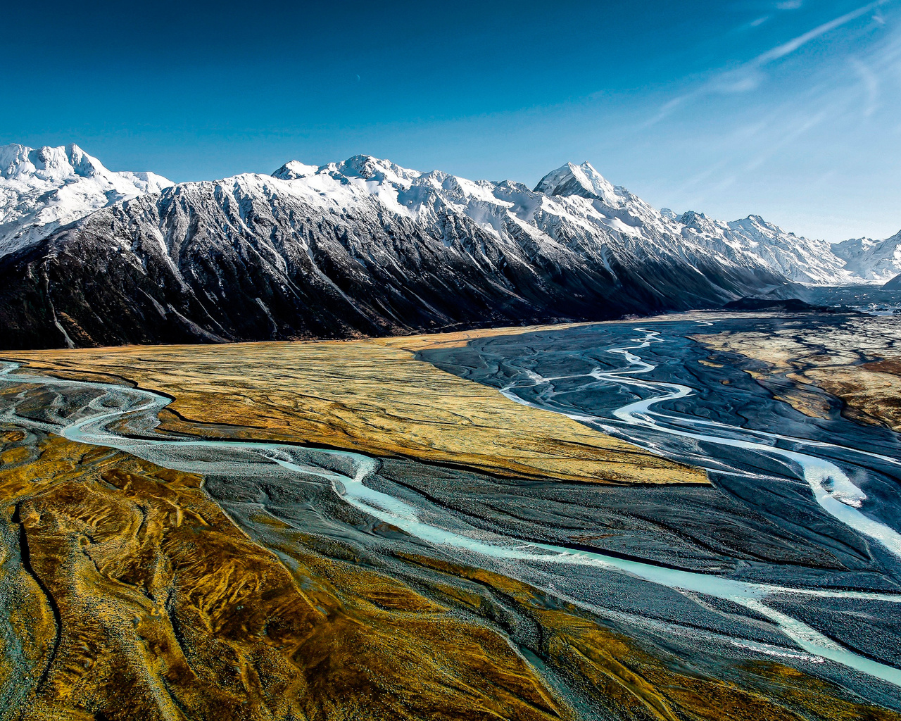 hooker valley, , , aoraki mount cook, national park