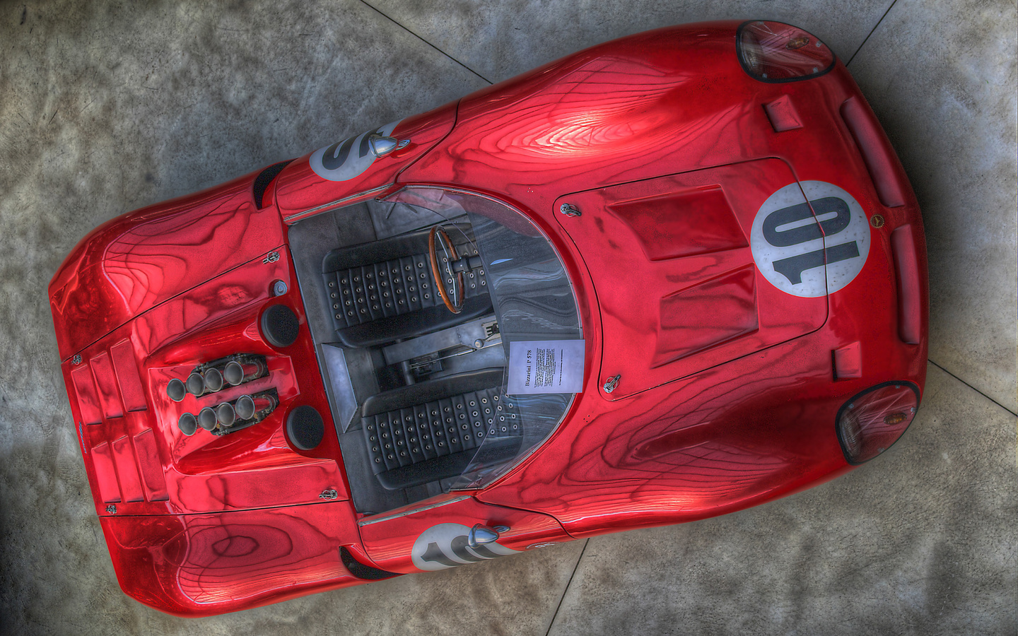 hdr, bizzarini, red, supercar, sportcar