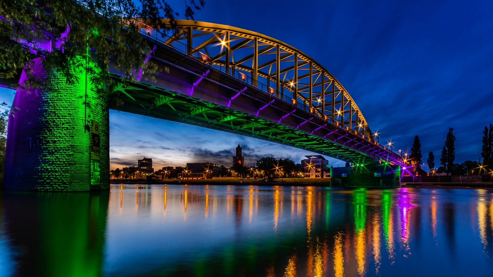 john frost bridge, arnhem, netherlands, rhine river,   , , , , , , ,  