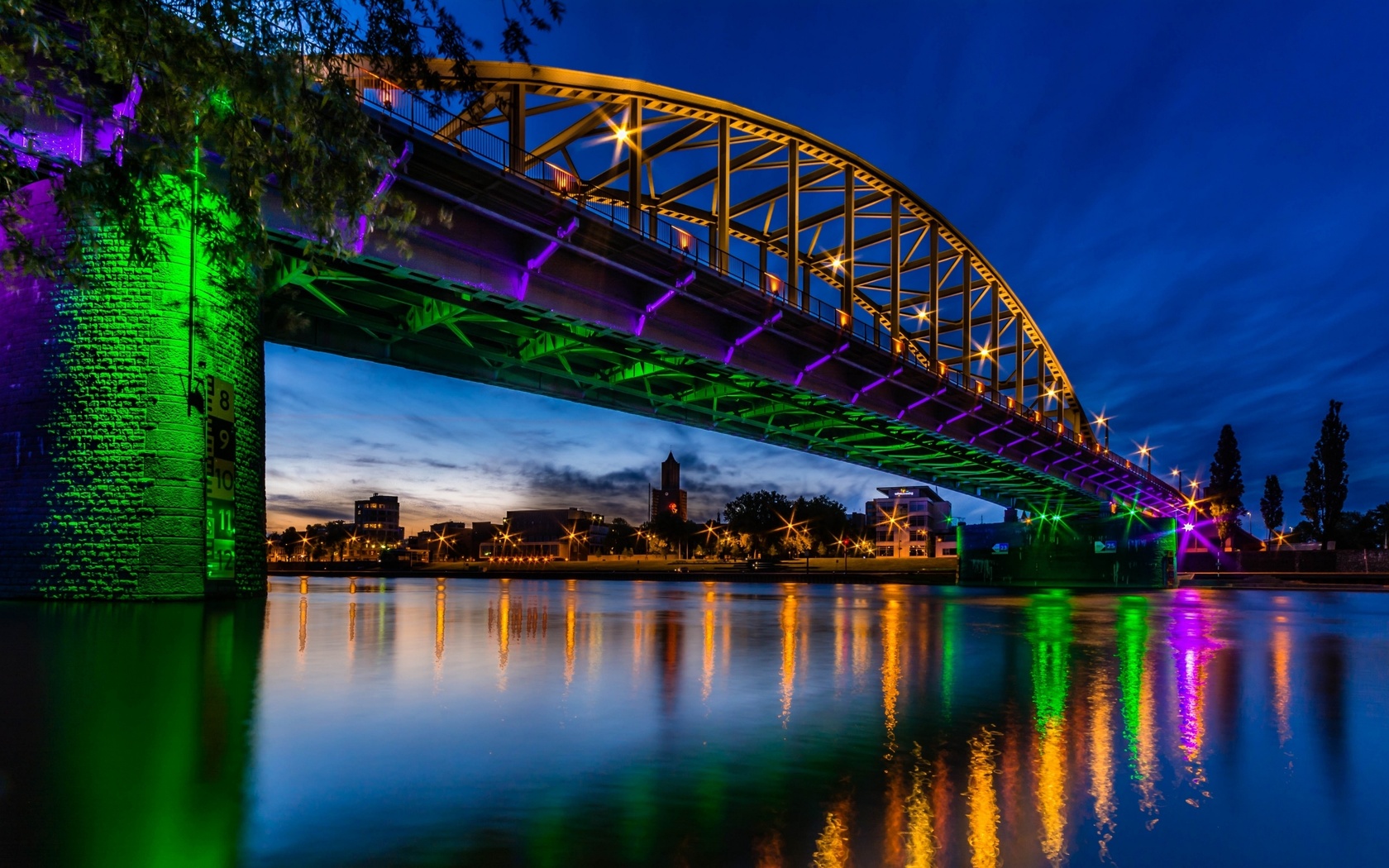 john frost bridge, arnhem, netherlands, rhine river,   , , , , , , ,  