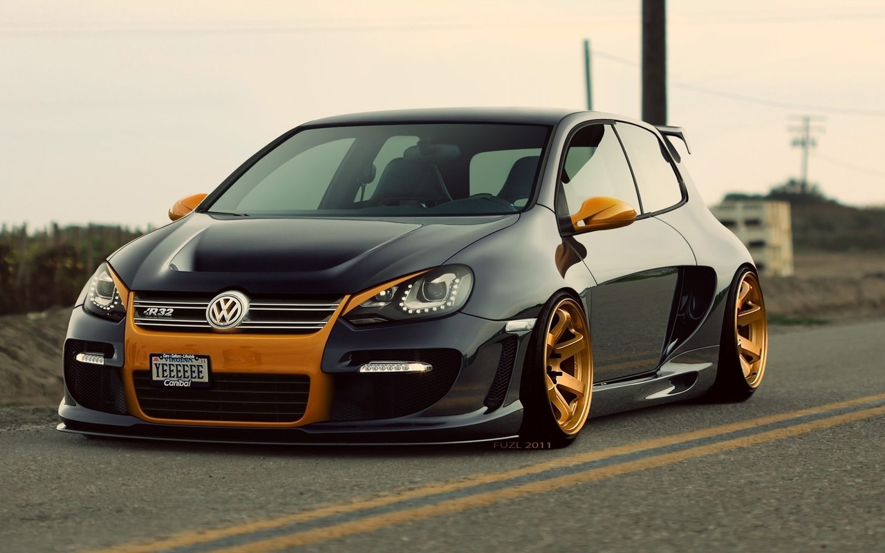 volkswagen, auto, golf 6, car