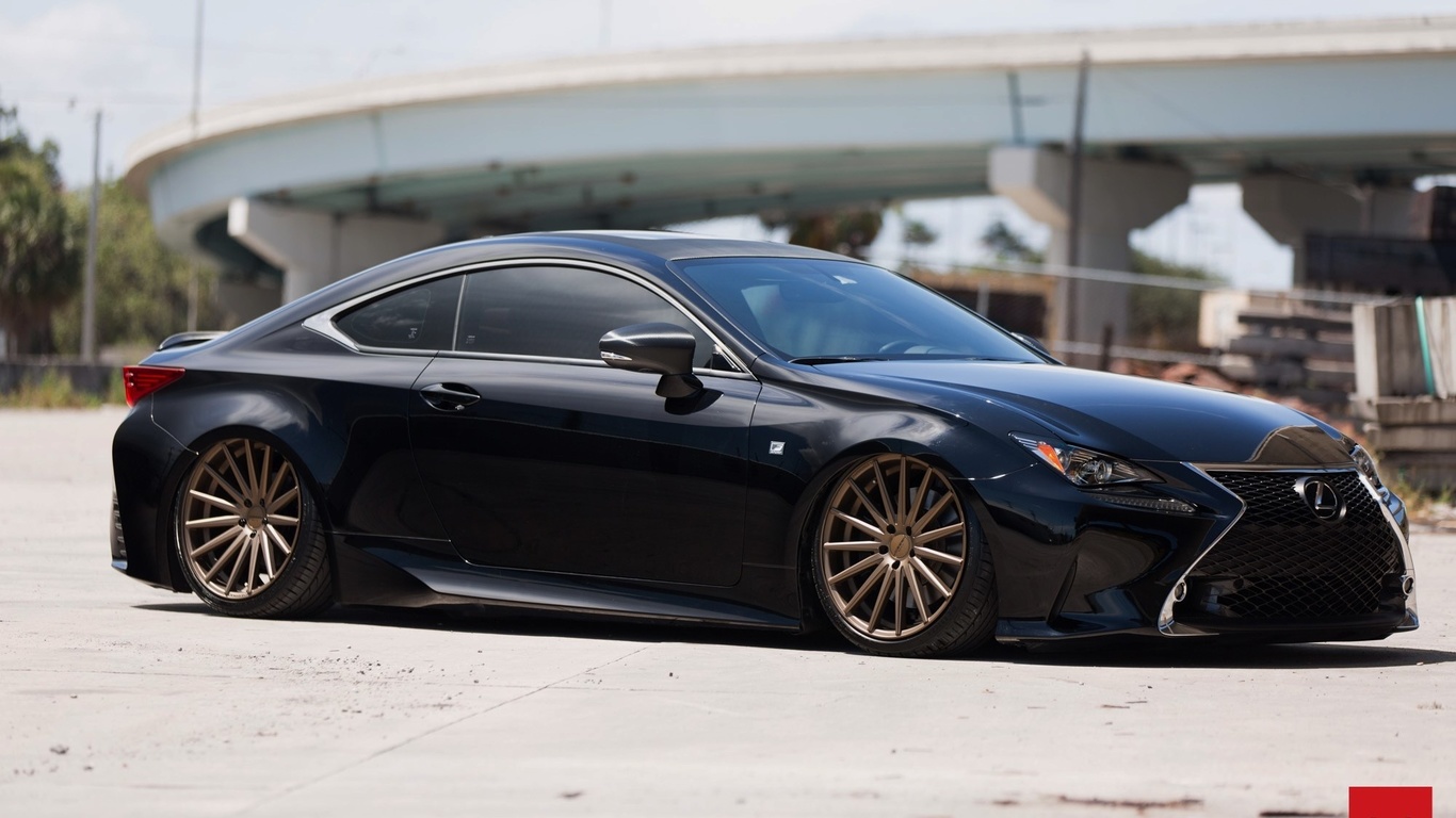 lexus, rc, vfs2, bronze, vossen, wheels