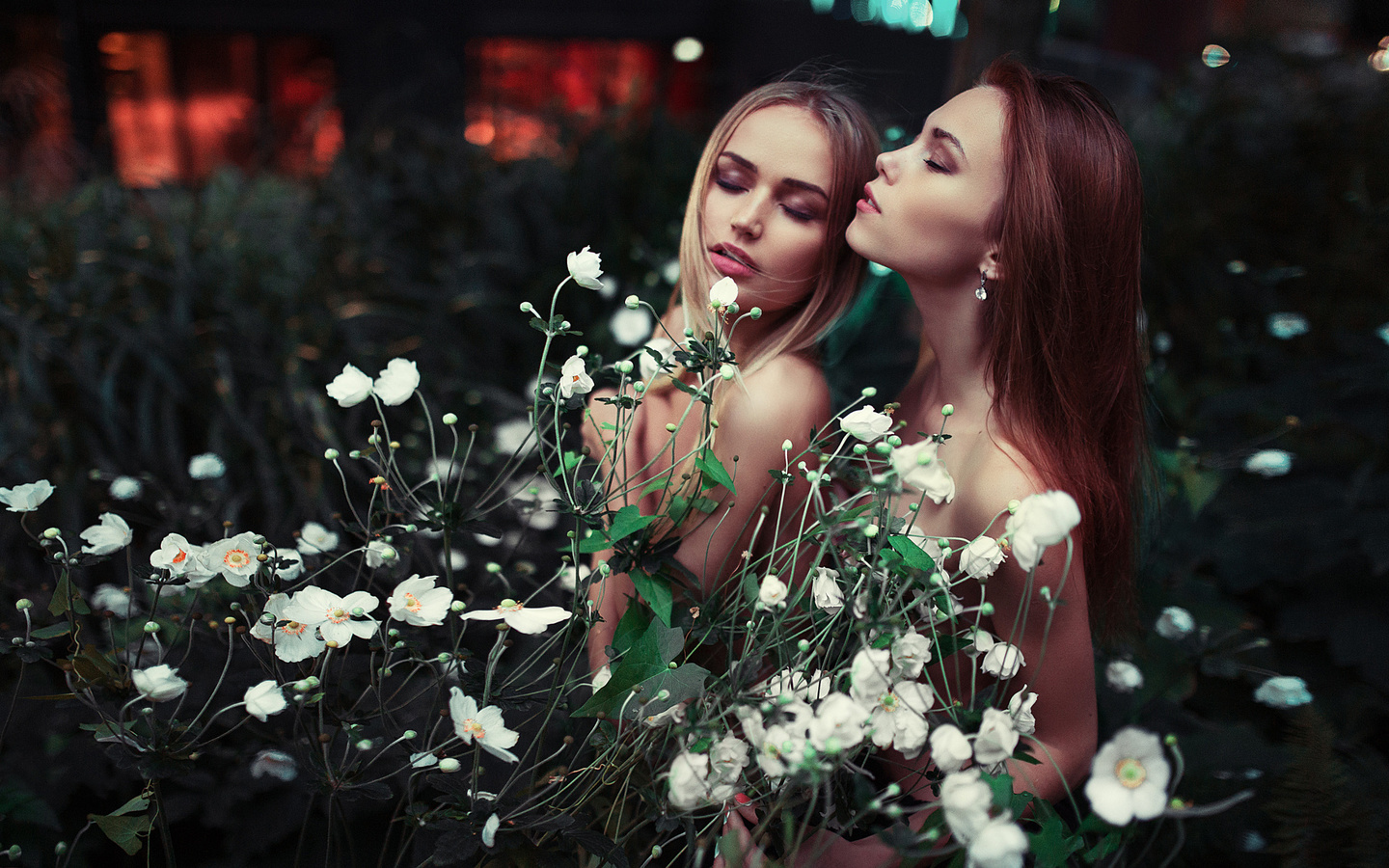 beautiful, beauty, girl, flowers, model, gorokhov, hair, lips, paris, ,ivan gorokhov