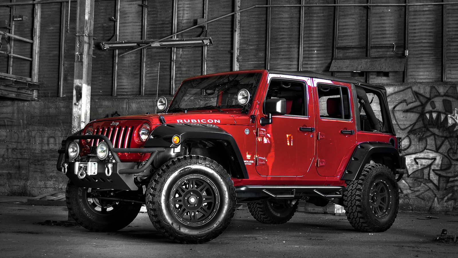 jeep, hangar, suv, wrangler, rubicon