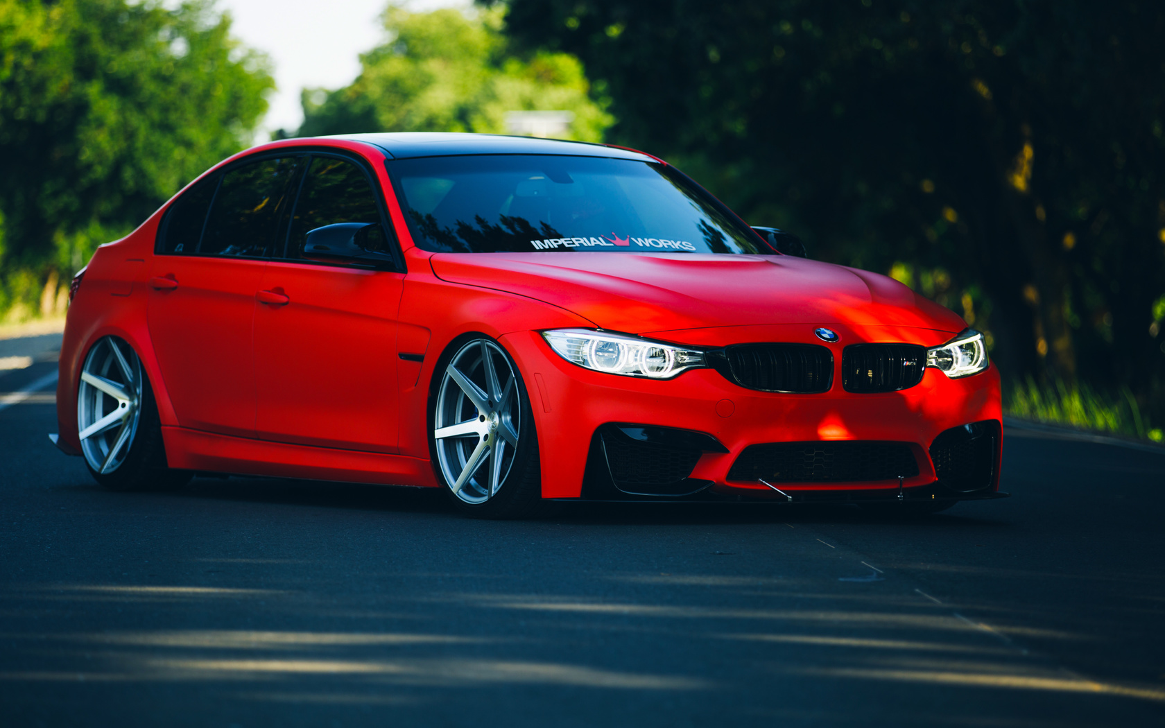 bmw, m3, f80, stancenation, vossen, wheels, red, car, front