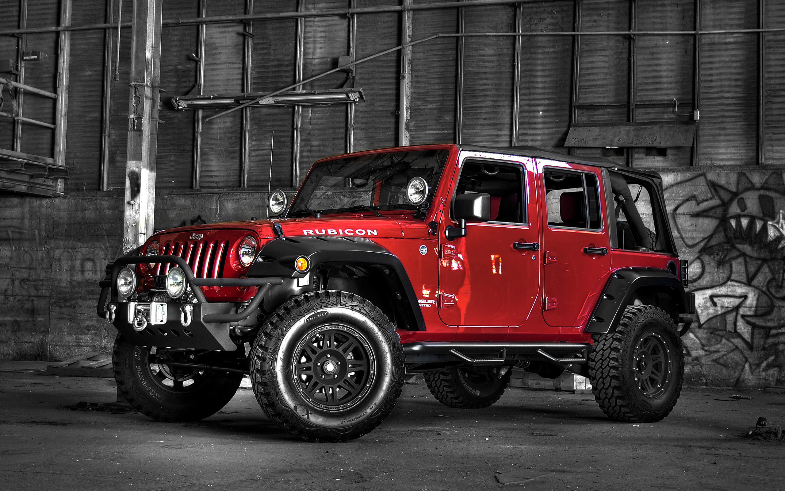 jeep, hangar, suv, wrangler, rubicon