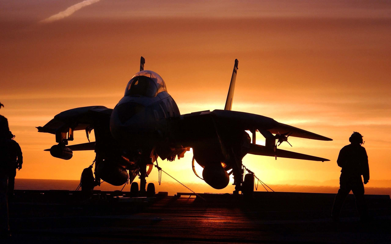 plane, sunset, war, sky