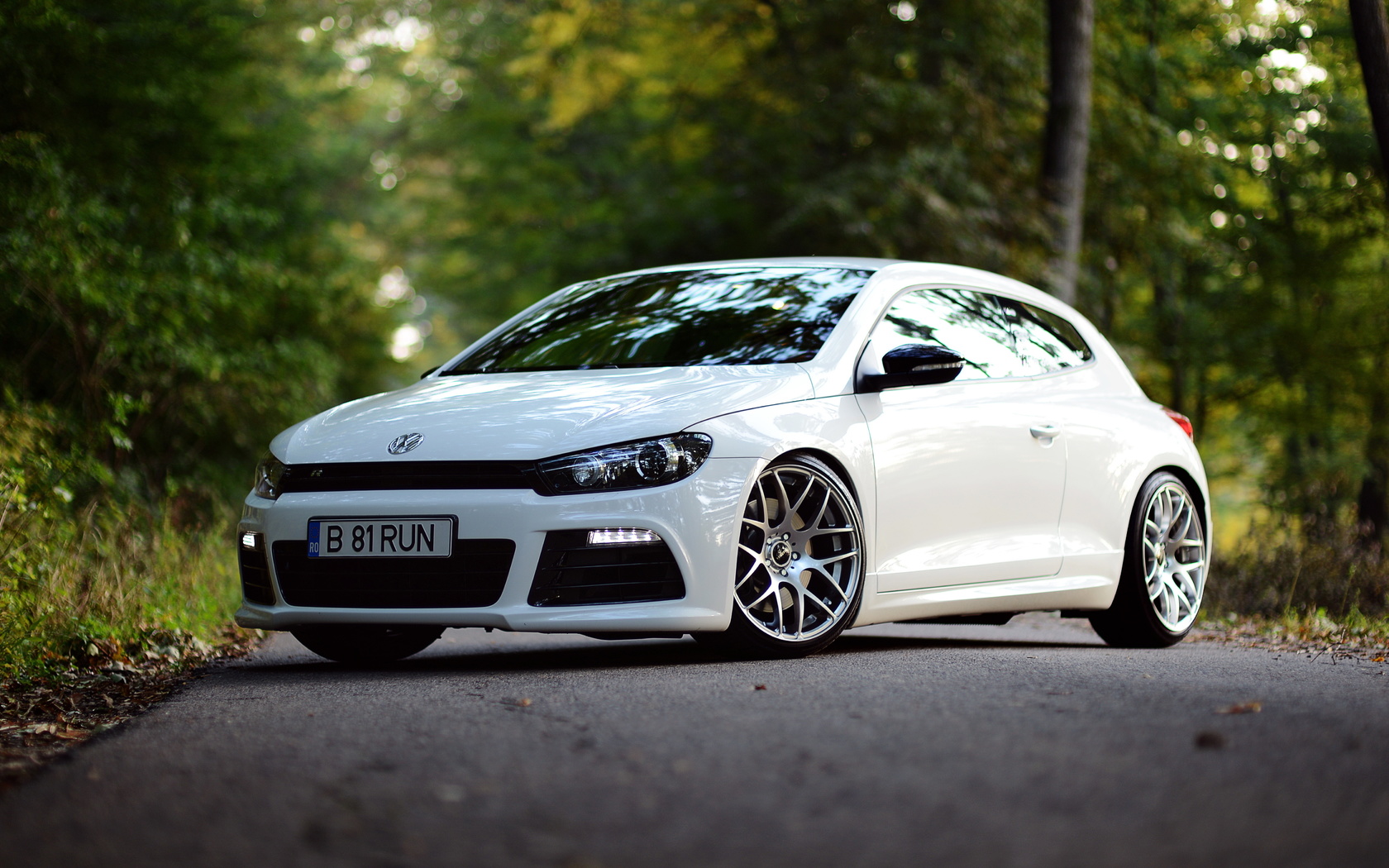 volkswagen, scirocco, r, white