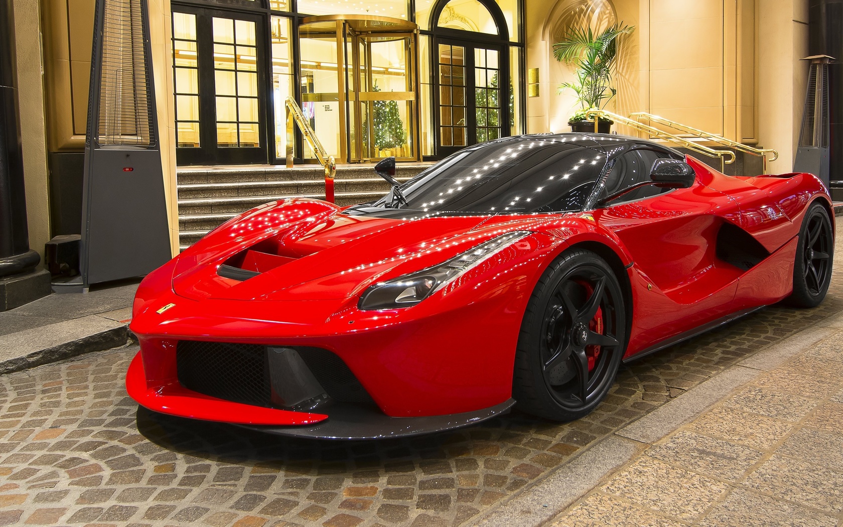 ferrari, laferrari, red, 