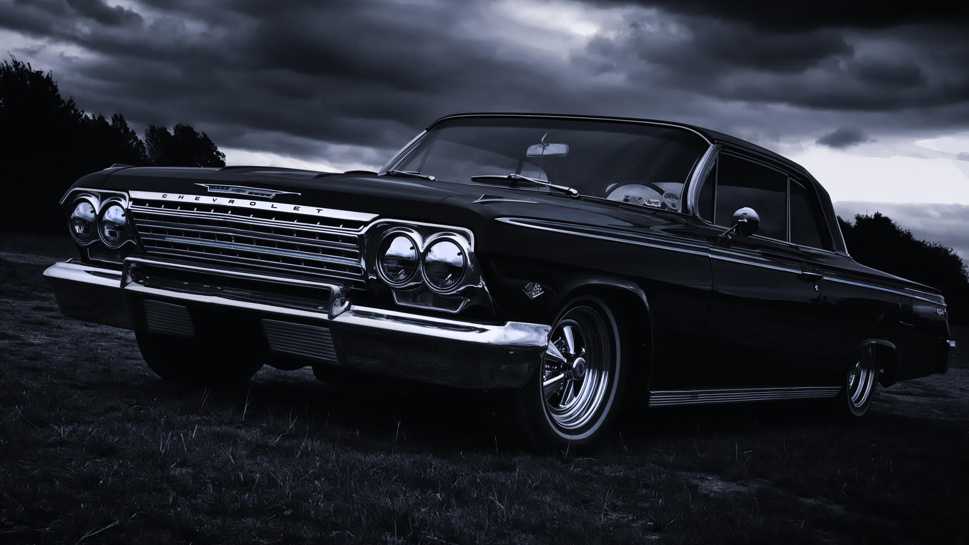 chevrolet, sedan, hardtop, 1967, impala