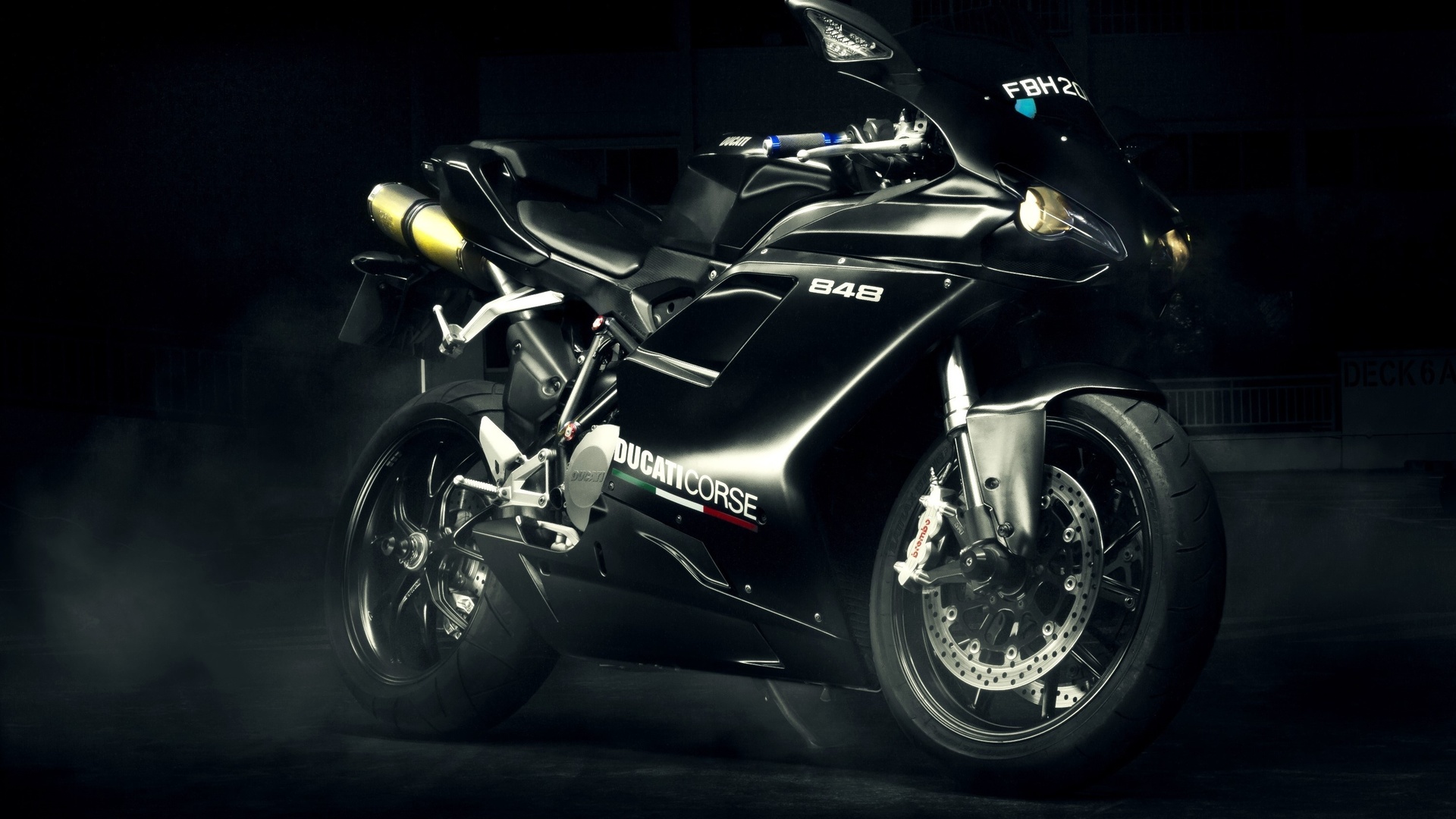 black, 848, ducati, sport bike, evo, 