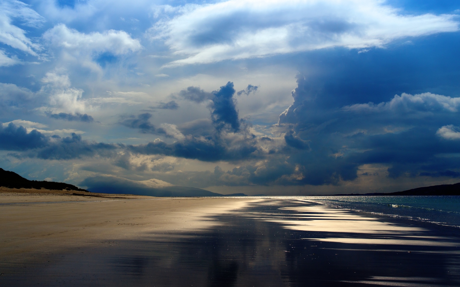 sea, pacific, ocean, mountains, evening, clouds, sky, beach, reflection, nature, landscape, photography, ,  , , ,  , , , 