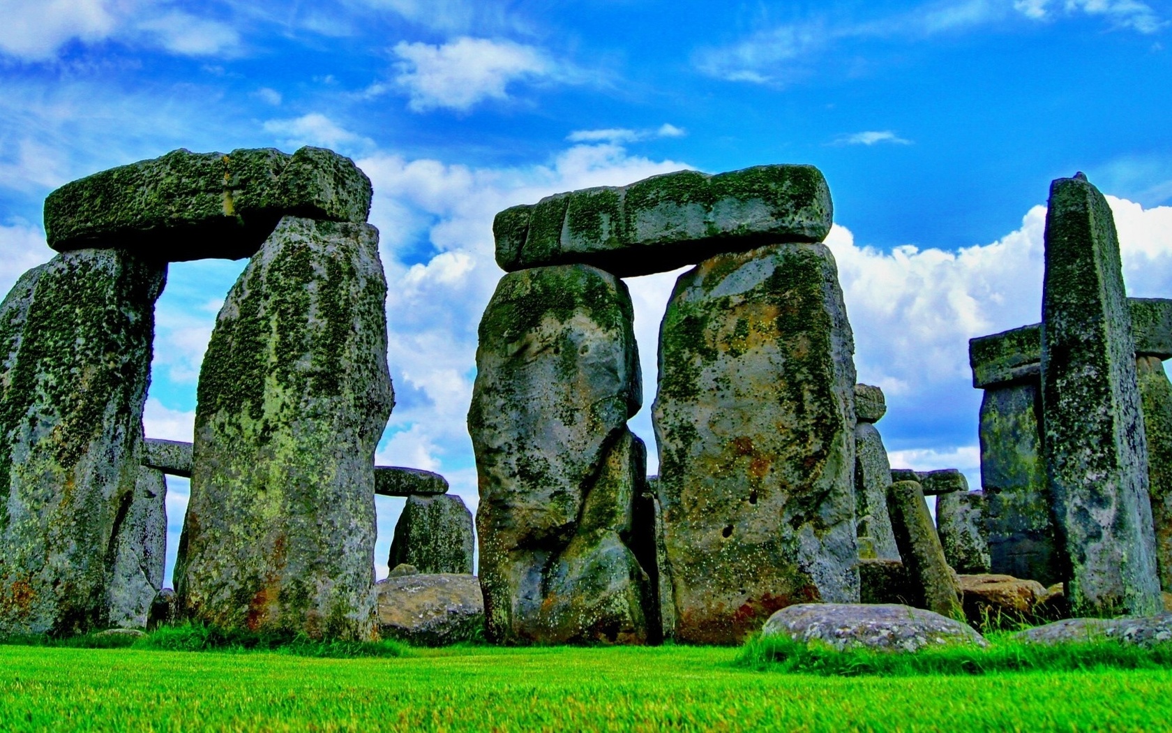 stonenhenge, england, grass, stone