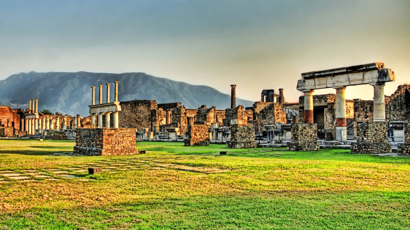 ruins, ancient city, field, grass, green, ,  , , , 