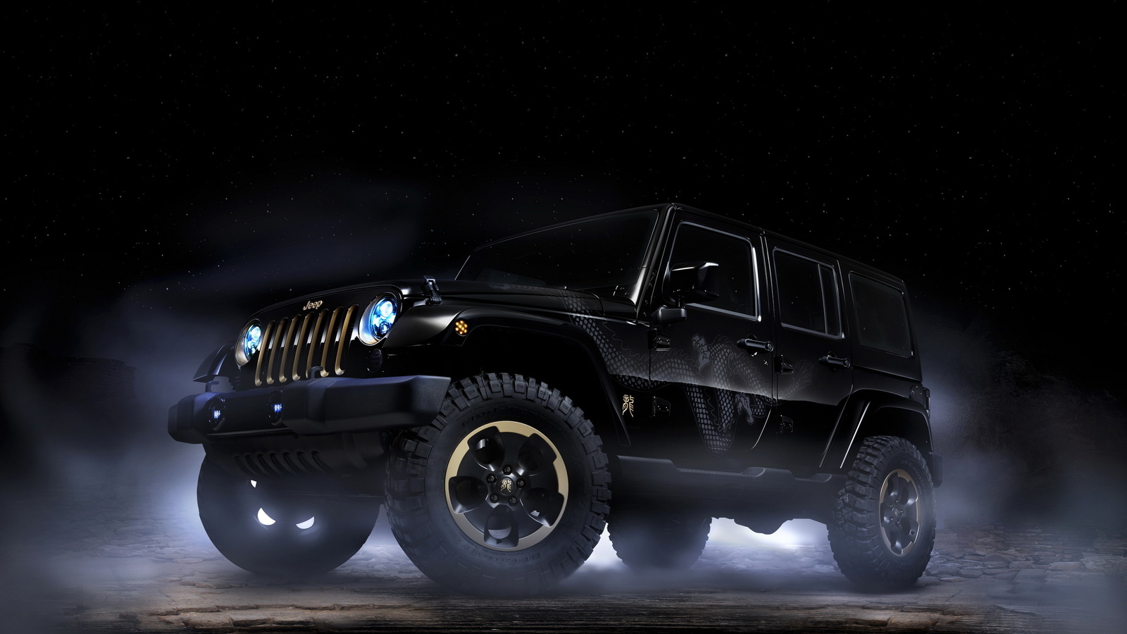 jeep, , wrangler, dragon, design, 2012, 