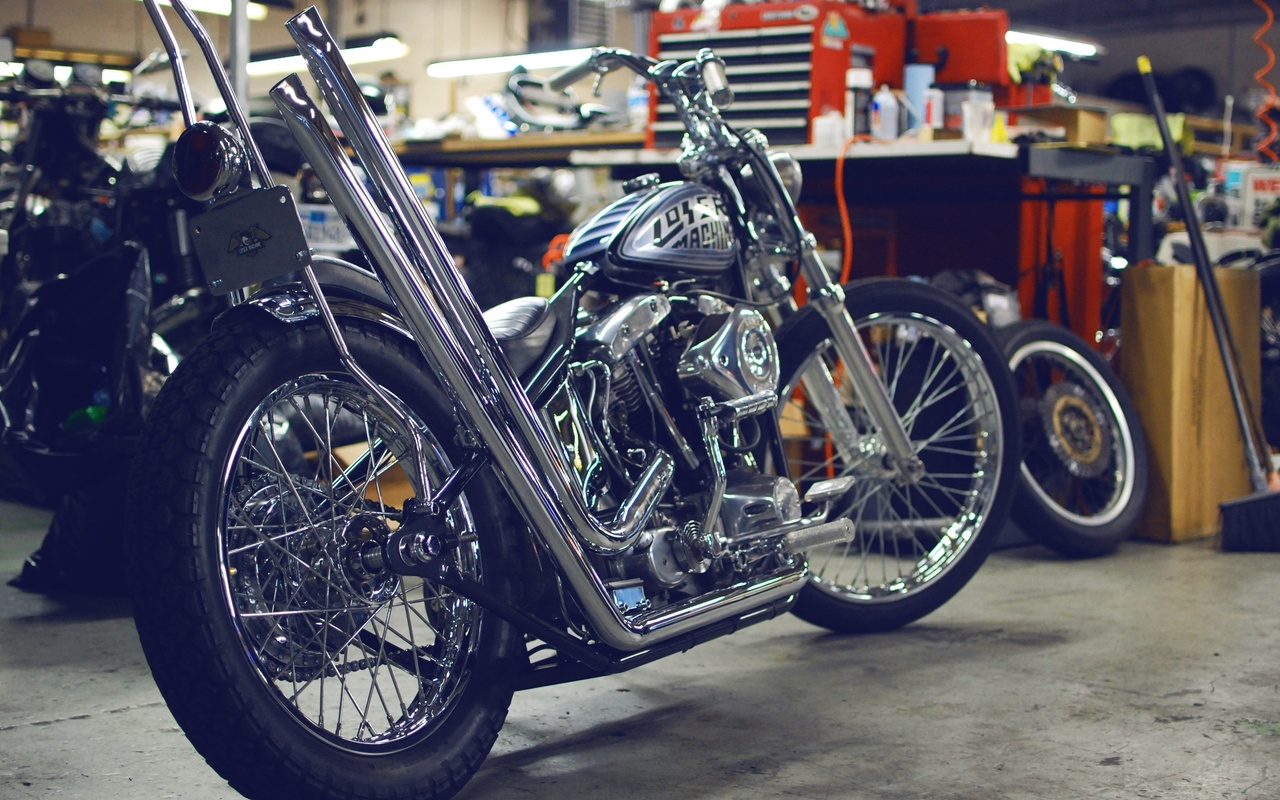 custom, chopper, looser, bike, 