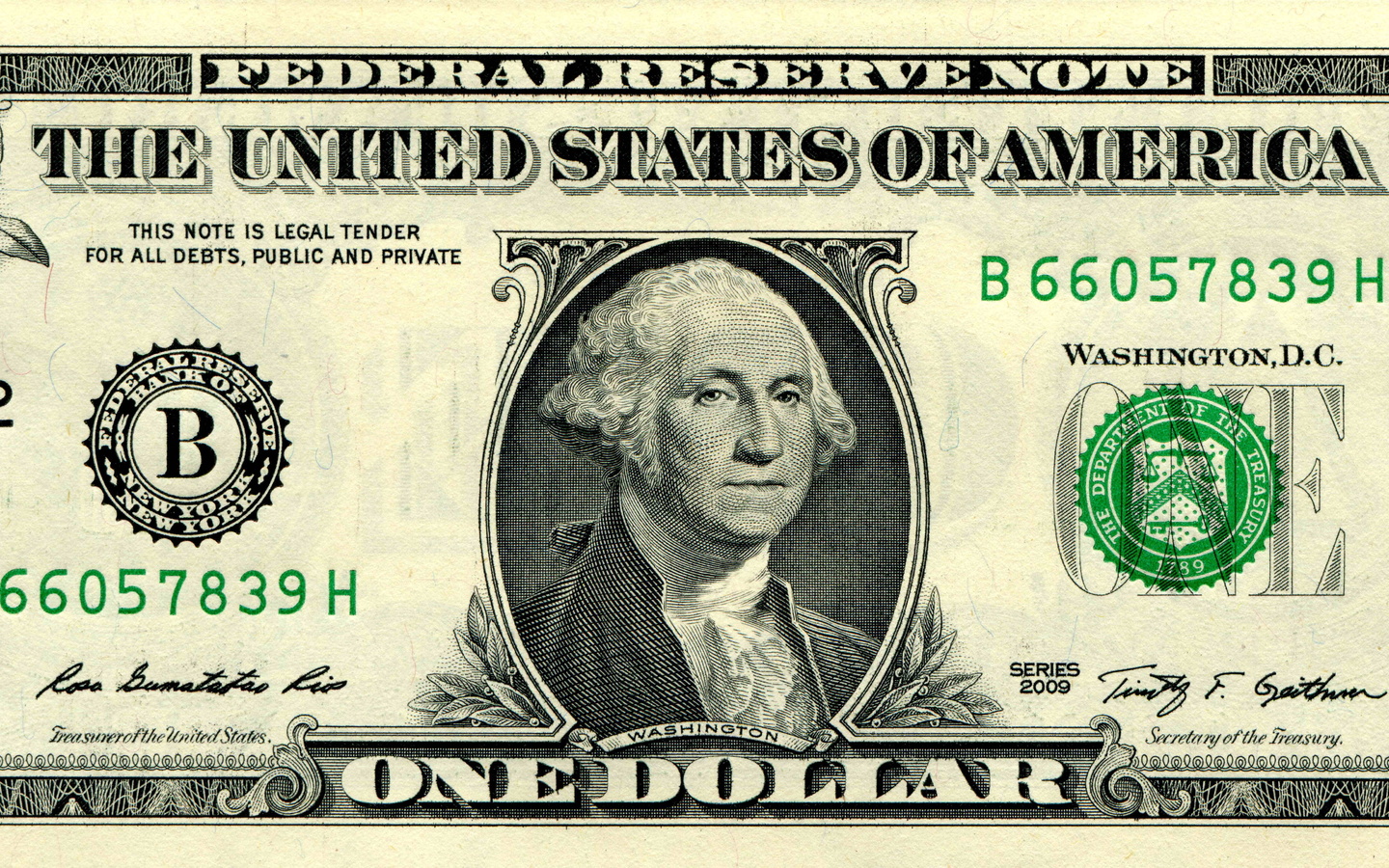 , , , 1, washington, federal reserve note