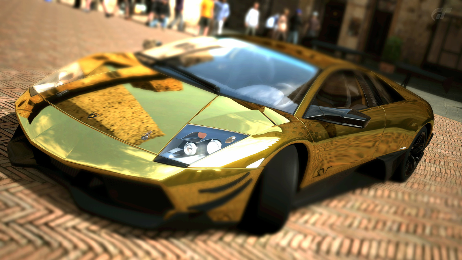 lamborghini, murcielago, lp670, gold, 