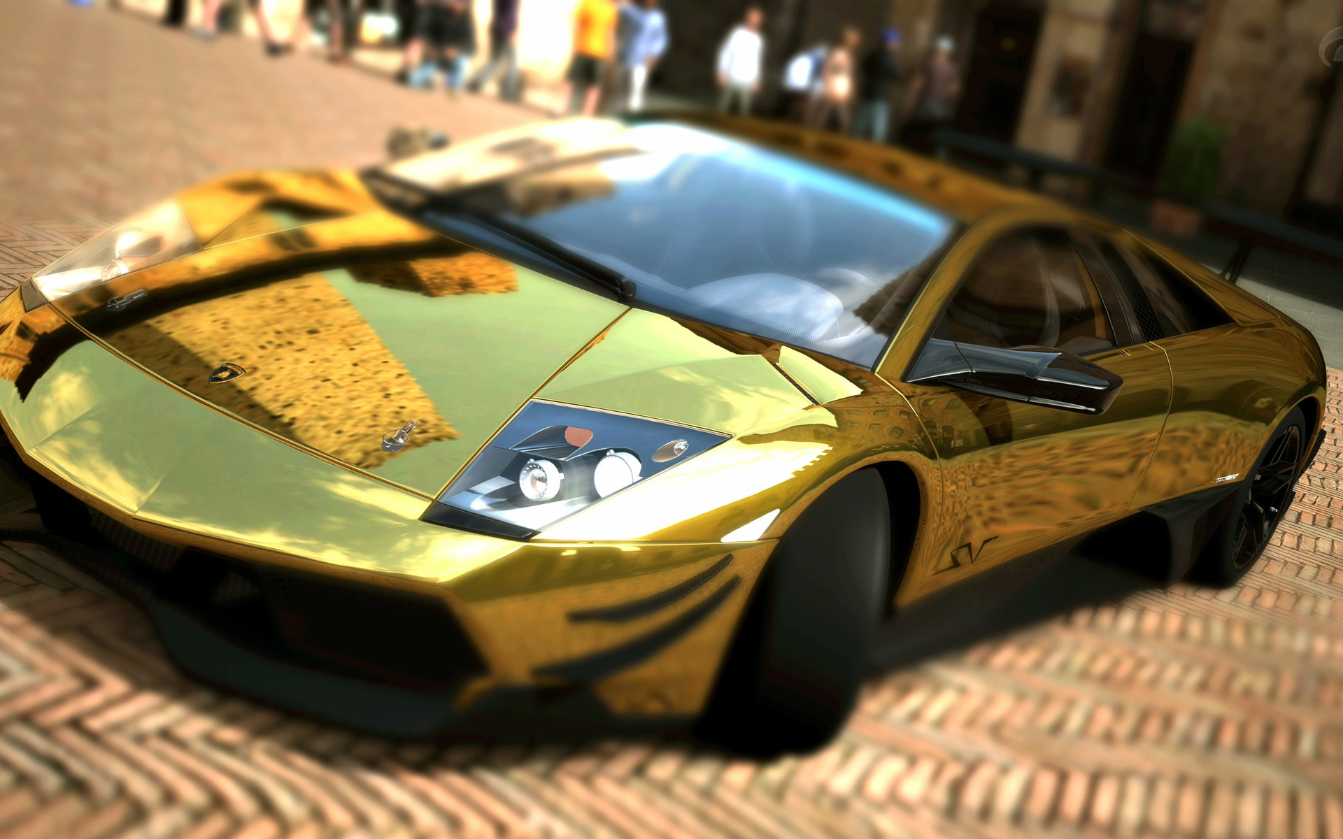 lamborghini, murcielago, lp670, gold, 