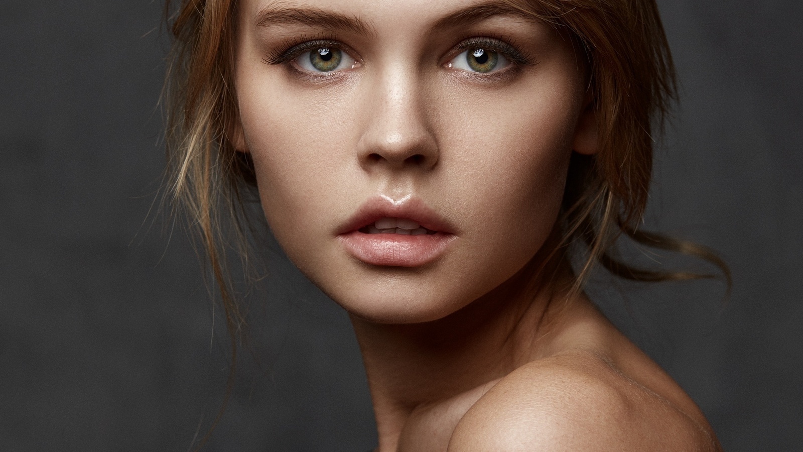 anastasia scheglova, women, face, portrait, blonde