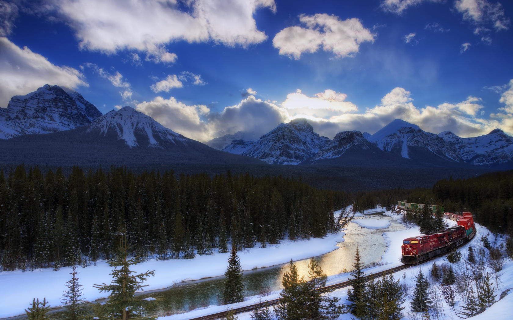 banff, national park, bow river, , ,  , , 